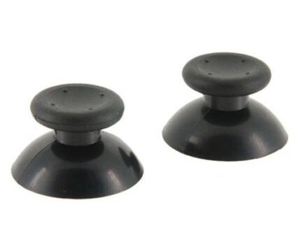 New World Black Replacement Plastic 3D Joystick Cap For Xbox 360 Wired Wireless Controller 2PC