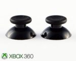 New World Black Replacement Plastic 3D Joystick Cap For Xbox 360 Wired Wireless Controller 2PC