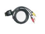 New World Audio Video Av Tv Cable Cord for Microsoft Xbox 360S Slim and Fat Console (Black) [video game]