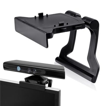 New World Tv Mount Bracket Clip Stand Xbox 360 Kinect Sensor Black