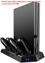 New World Vertical Cooling Stand with Charging Dock usb hub For PS4 Pro Sony Playstation 4 Pro