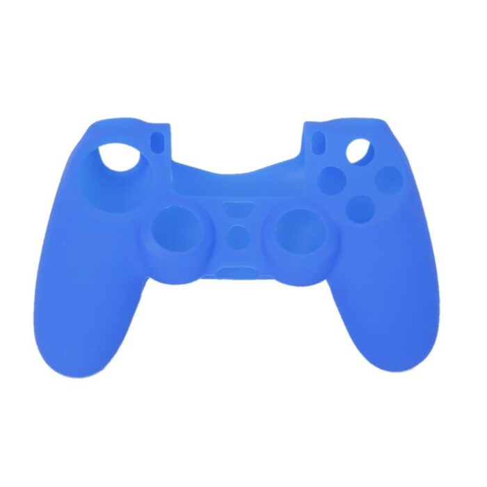 Silicone Protective Skin Case Cover for Sony PlayStation 4 PS4 Controller - Blue with 2 Thumb Grips free [video game]