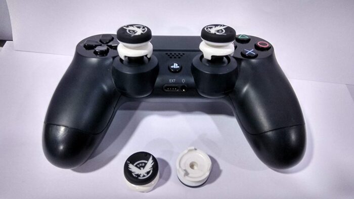 New World White Analog Extenders Thumb Grips for Playstation 4 for PS4 Joystick and Xbox360 Controller 2pcs