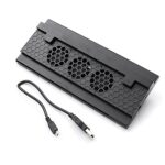 New World Vertical Stand Cooling Fan and 2 Ports USB Hub for Xbox One S Gaming Console System