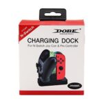 New World Quick Charging Station Dock Charger for Nintendo Switch Joy Con and Pro Controller and Console (Black) [video game]