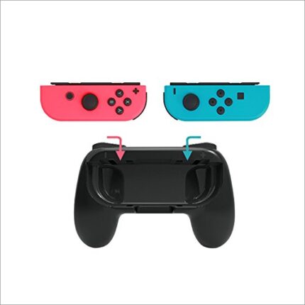 Nintendo Switch More Comfortable Joy-Con Controller Grips For Nintendo Switch TWIN PACK (1x RED & 1x BLUE) [video game]