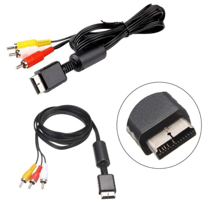 New World AV Audio Video Cable for Sony PS3 and PS2 Gaming Console