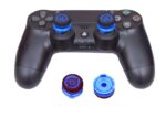 New World Blue Analog Extenders Thumb Grips for Playstation 4 for PS4 Controller Joystick and Xbox360 Controller 2pcs [video game]