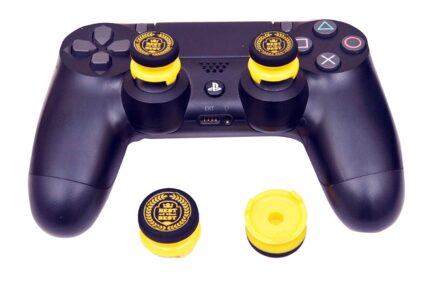 New World Yellow Analog Extenders Thumb Grips for Playstation 4 for PS4 Controller Joystick and Xbox360 Controller 2pcs [video game]