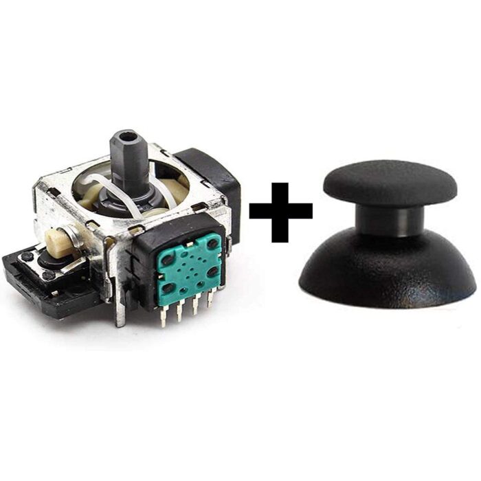 New World Replacement 4 Pin 3D Analog Joystick With Cap For PS3 Wireless Controller - 1 Set [video game]