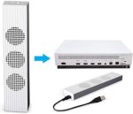 Cooling Fan Temperature Control Cooler Fan With 2 USB Port For XboxONE S Game Console [video game]