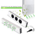 Cooling Fan Temperature Control Cooler Fan With 2 USB Port For XboxONE S Game Console [video game]