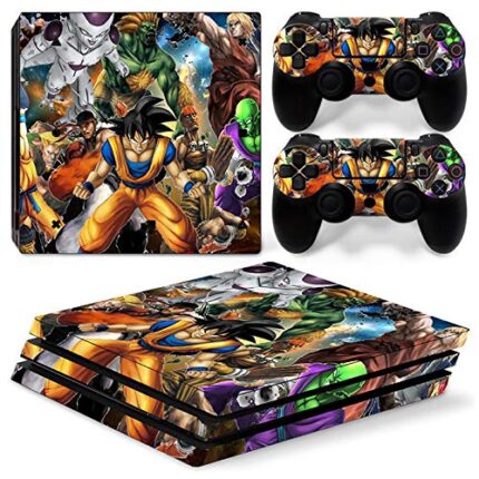 New World DRAGONBALL Theme Design skin sticker for PS4 PRO Console and Controller [video game]