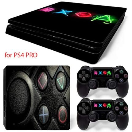 New World Sony Controller Button Logo Theme Design PS4 skin sticker for PS4 PRO Console and Controller [video game]