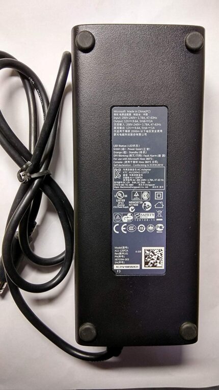 New World Original AC Power Supply Adapter Charger Brick for Microsoft Xbox 360 E Model Console 220V