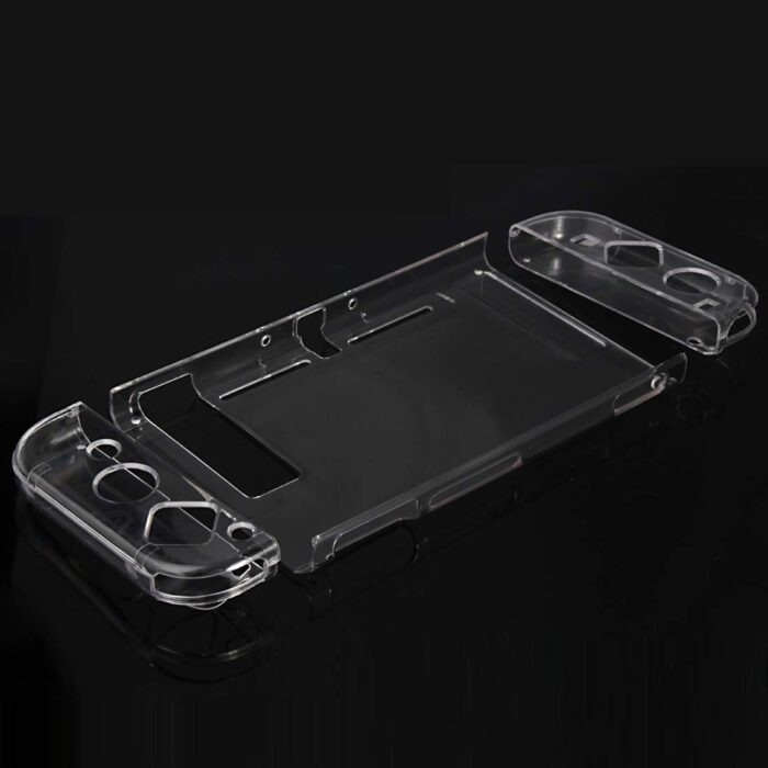 Dobe Plastic Hard Shell Crystal Clear Case for Nintendo Switch Console Joy-Con Game Accessories