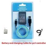 Wireless Controller Replacement Battery with charging cable PlayStation 3 [video game]