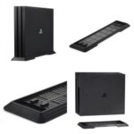 New World PS4 Pro Vertical Stand Holder Ultra Compact Plastic Base for PS4 Pro (Black) [video game]