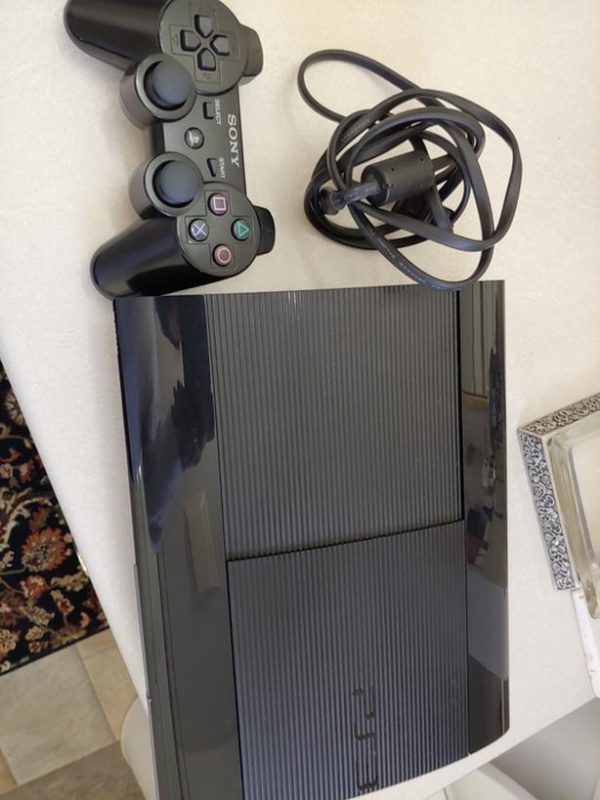 Pre owned PS3 SUPER SLIM 500GB HARD DISK 25 GAME LOADED refurbished ...