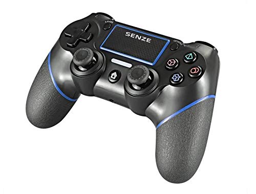 PS4 Controller Wireless Gamepad Joystick for PS4 Playstation 4/Pro/Slim/PC  and Laptop with Motion Motors and Audio Function, Mini LED Indicator, USB  Cable and Anti-Slip – Blue – Chamunda Enterprises