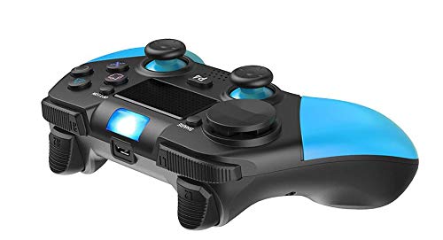 PS4 Wireless Controller PS4 Joystick PS4 Game Controller with Vibration  Touchscreen and Built-In Speaker for PS4 , PS4 SLIM , PS4 PRO Blue or white  color Random color – Chamunda Enterprises