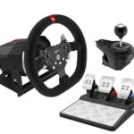 PXN V10 Force Feedback Gaming Racing Wheel with Magnetic Pedals and Shifter, Dual Paddle and Detachable Design Steering Wheel for PS5,PS4 ,Xbox Series ,Xbox one PC