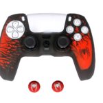 New World Silicon cover for PS5 Controller , PS5 Controller Silicon cover case Sleeve , Protective cover for Ps5 Controller , PS5 Remote controller accessory Spider/man Theme