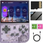 RG35XX 2024 New Version Retro Handheld Game Console  3.5 Inch IPS Screen Built-in 64G TF Card 5515 Classic Games Support HDMI TV Output  Support PSP/PS1 Game