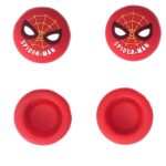 New World PS5 PS4 Controller Thumb Grips Sweat Free 100% Silicone Precision Raised Antislip Rubber Analog Stick Grips Spiderman Theme