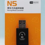 New World  N5 Racing Wheel Converter Wireless Receiver USB Bluetooth For PS5 Playstation 5 Fit V9 V10 V12 Lite Gaming Steering Wheel