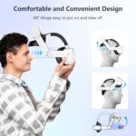 Saqico Comfort Head Strap Compatible with Meta Quest 3S and Quest 3,Adjustable Elite Strap Reduce Pressure & Balanced Weight Distribution for Oculus Quest 3/3S VR Headset Accessories- Only Headstrap - Image 3