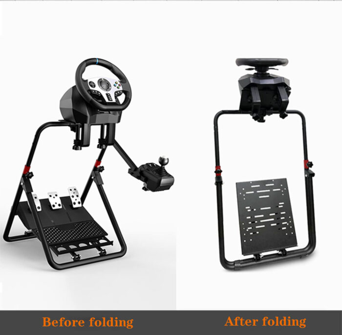 PXN A9 Racing Steering Wheel Stand for Logitech G920 G29 G25 G27 G923 GT500 T300RS/T300GT/ T500RS/TGT/TS with Shifter Mount Folding Bracket Tilt-Adjustable Racing Stand (Racing Wheel NOT Included) - Image 9