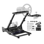 PXN  A10 Racing wheel stand Steering Wheel Stand Compatiable with Logitech G29 G25 G27 G923 V9 V10 V12 MOZA R21 R16 with Shifter Mount Folding Stand Adjustable Racing Wheel Stand,(Racing Wheel NOT Included) - Image 5
