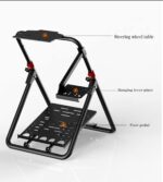 PXN A9 Racing Steering Wheel Stand for Logitech G920 G29 G25 G27 G923 GT500 T300RS/T300GT/ T500RS/TGT/TS with Shifter Mount Folding Bracket Tilt-Adjustable Racing Stand (Racing Wheel NOT Included) - Image 5