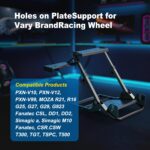 PXN  A10 Racing wheel stand Steering Wheel Stand Compatiable with Logitech G29 G25 G27 G923 V9 V10 V12 MOZA R21 R16 with Shifter Mount Folding Stand Adjustable Racing Wheel Stand,(Racing Wheel NOT Included) - Image 10