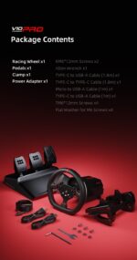 PXN V10 Pro Direct Drive Racing Steering Wheel and Pedals Compatible with PC, PS4, Xbox with 6 Month  Warranty - Image 13