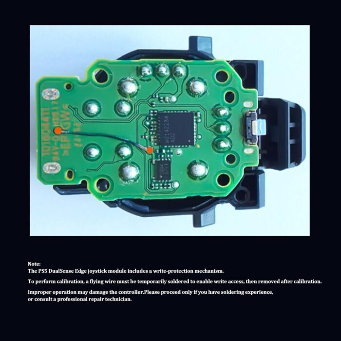 GuliKit TMR Magnetic Joystick Replacement Kit for PS5 DualSense/DualSense Edge Controller,Anti-Drift Electromagnetic Stick Repair Module with Thumbstick Caps, Soldering Required - Image 4