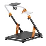 PXN A11 Foldable Racing Wheel Stand | Adjustable Height & Pedal Angle | Compatible with a wide range of racing wheel PXN (VD4, VD6, VD10, V12, V10, V10 Pro, V10 Ultra) Logitech G29/G923, Thrustmaster, Fanatec, MOZA | Heavy Duty Steel Frame, 6 month warranty