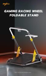 PXN A11 Foldable Racing Wheel Stand | Adjustable Height & Pedal Angle | Compatible with a wide range of racing wheel PXN (VD4, VD6, VD10, V12, V10, V10 Pro, V10 Ultra) Logitech G29/G923, Thrustmaster, Fanatec, MOZA | Heavy Duty Steel Frame, 6 month warranty - Image 5