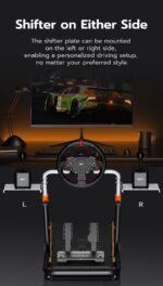 PXN A11 Foldable Racing Wheel Stand | Adjustable Height & Pedal Angle | Compatible with a wide range of racing wheel PXN (VD4, VD6, VD10, V12, V10, V10 Pro, V10 Ultra) Logitech G29/G923, Thrustmaster, Fanatec, MOZA | Heavy Duty Steel Frame, 6 month warranty - Image 6