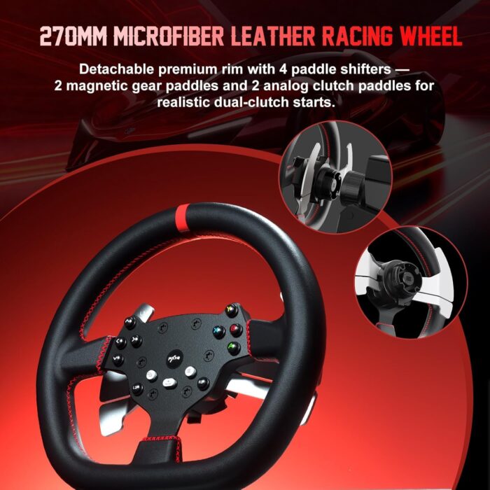 PXN V10 Ultra Direct Drive Racing Wheel, 3.2Nm Force Feedback ,1 year warranty Free shipping - Image 7