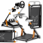PXN A11 Foldable Racing Wheel Stand | Adjustable Height & Pedal Angle | Compatible with a wide range of racing wheel PXN (VD4, VD6, VD10, V12, V10, V10 Pro, V10 Ultra) Logitech G29/G923, Thrustmaster, Fanatec, MOZA | Heavy Duty Steel Frame, 6 month warranty - Image 10