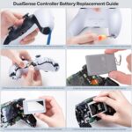 New World Replacement Battery Pack for PS5 Controller, 8880mWh High Capacity, Rechargeable Li-ion Battery Pack for PS5 Controller - 1 pc-  VG-P5366 - Image 5