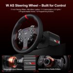 PXN VD6 Bundle: Racing Wheel and Pedals, 6 Nm Direct Drive Force Feedback | Servo Motor, W AS Steering Wheel, Hall Effect 2-Pedal Set, and Clamp – Professional Sim Racing Setup for Windows PC (7–11)- 6 month warranty - Image 9
