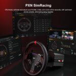 PXN VD6 Bundle: Racing Wheel and Pedals, 6 Nm Direct Drive Force Feedback | Servo Motor, W AS Steering Wheel, Hall Effect 2-Pedal Set, and Clamp – Professional Sim Racing Setup for Windows PC (7–11)- 6 month warranty - Image 12
