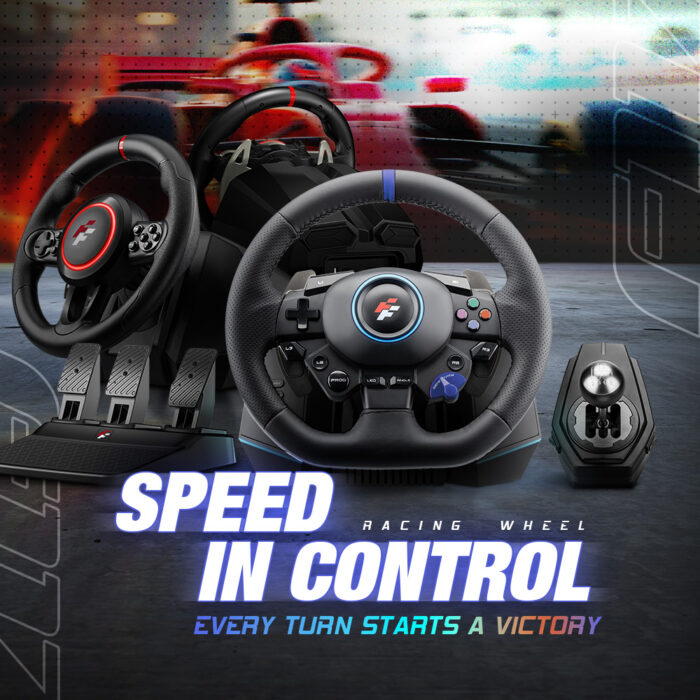 Flashfire Monaco Racing Wheel Steering Wheel for PS5 ,PS4,PC - Image 2