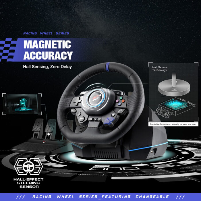 Flashfire Monaco Racing Wheel Steering Wheel for PS5 ,PS4,PC - Image 5