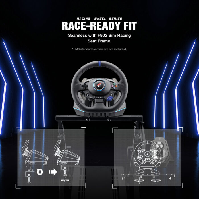 Flashfire Monaco Racing Wheel Steering Wheel for PS5 ,PS4,PC - Image 10