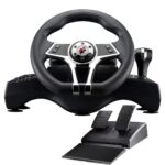 Flashfire HURRICANE FLASHFIRE WH-3103V-D STEERING WHEEL FOR PS4, PS3, PC AND SWITCH 2 PEDALS + GEARBOX- 270° Rotation